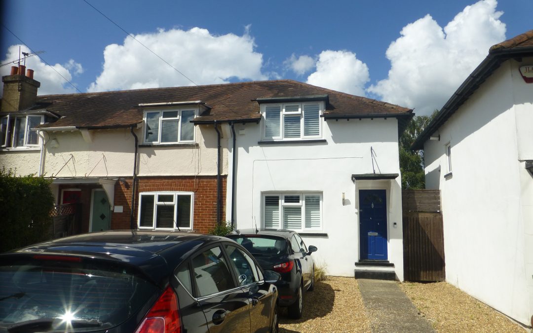 Planning Approval for a front porch to a terraced house in Epsom